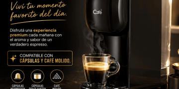 Cafetera Expresso 3 en 1 Cápsulas
