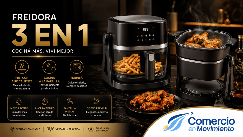 FREIDORA 3 EN 1 16.9