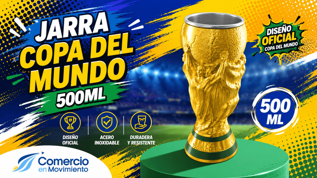 JARRA COPA DEL MUNDO 500ML 16.9