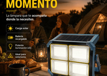 Lámpara Solar Multifuncional Toolbox