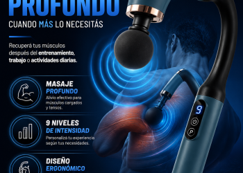 Masajeador Recargable Deep Rolling