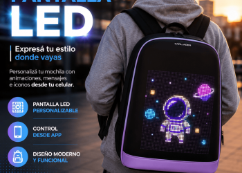 Mochila Con Pantalla Led
