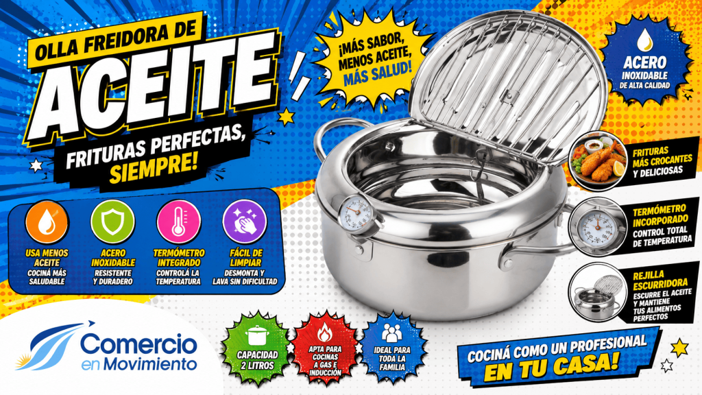 OLLA FREIDORA DE ACEITE 16.9