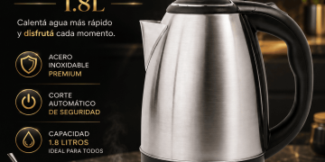Pava Eléctrica con corte 1.8L
